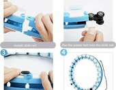 Smart hula hoop z obciążeniem 24 segmenty, stan: nowy – zdjęcie 4