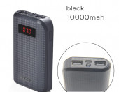 Powerbank Remax proda 10000mah 2 porty USB LED czarny – zdjęcie 3
