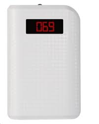 Powerbank Imymax 10000mah 2 porty USB LED biały