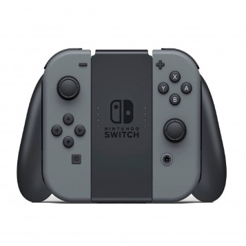 Zestaw 2 x joy con + joy con grip do Nintendo Switch szary