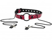 Loveryoyo skórzany O-Ring Knebel BDSM Luxury Fetish – zdjęcie 10