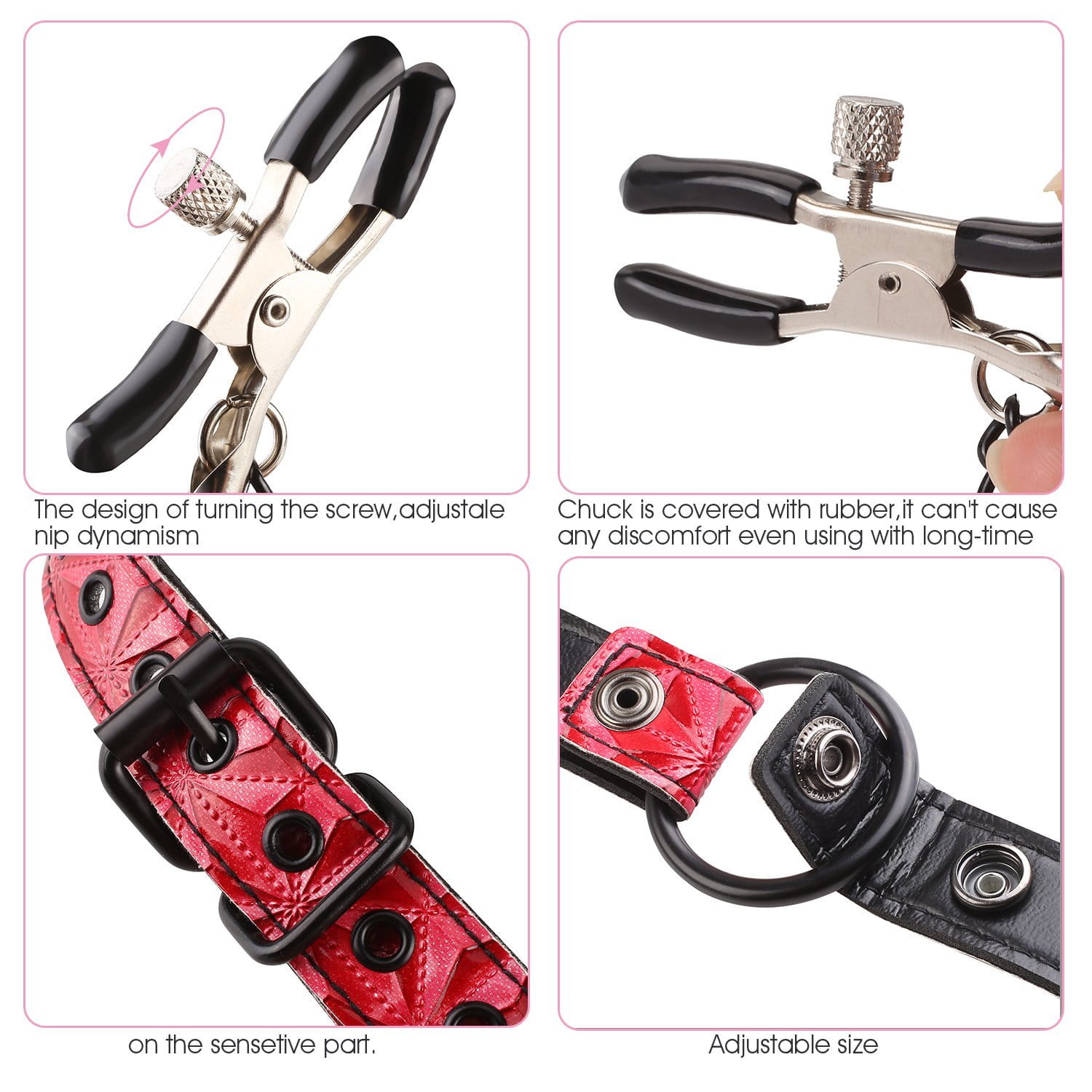 Loveryoyo skórzany O-Ring Knebel BDSM Luxury Fetish