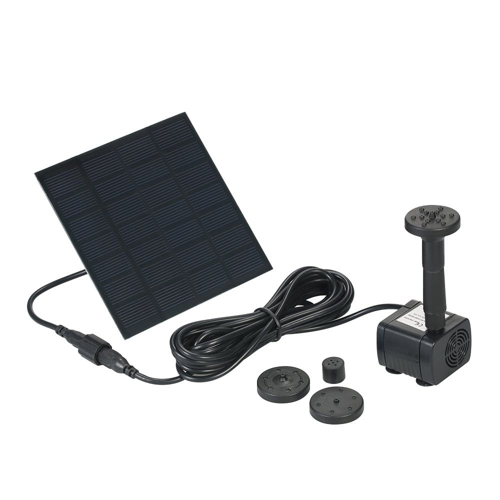 Solarna pompa fontannowa do oczka LED 170L/H