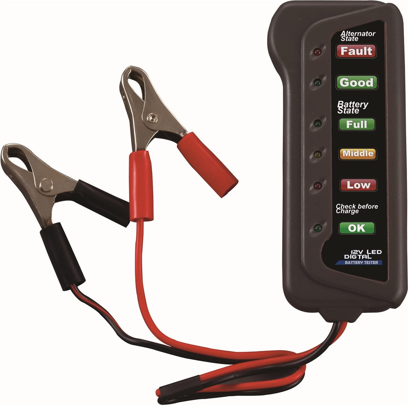 Cyfrowy tester miernik baterii Cartman TL120207 12V