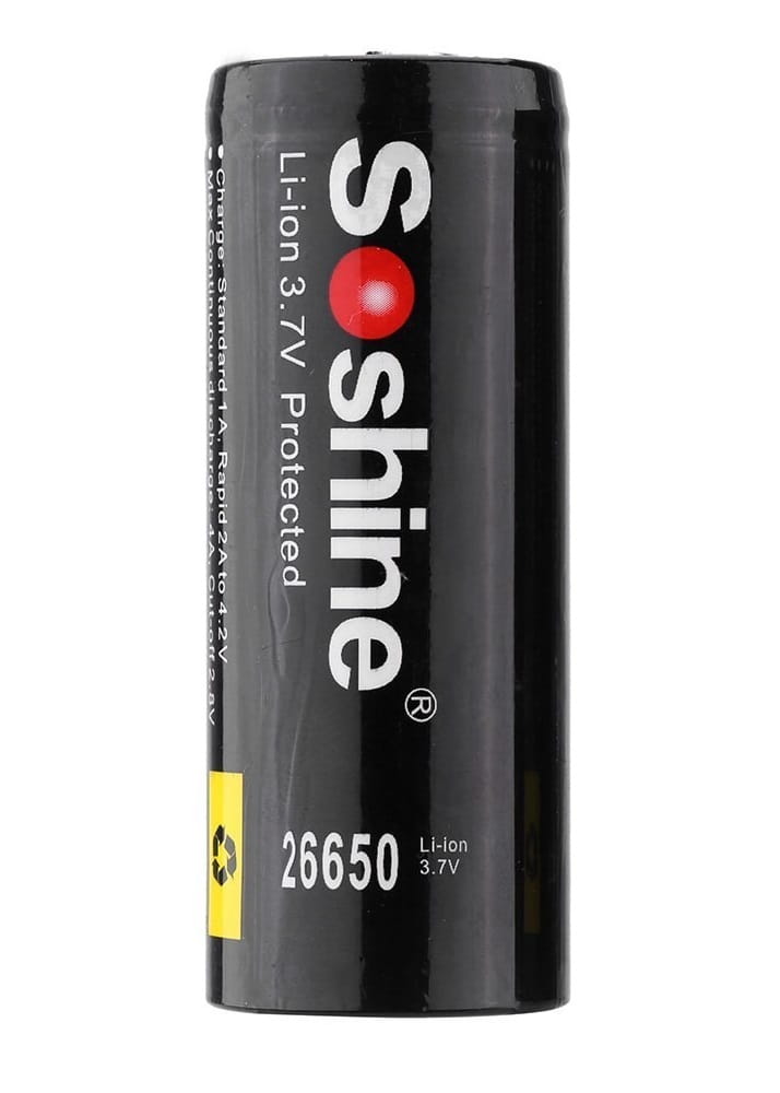 Mocny akumulator bateria Soshine 26650 5500mAh 3.7V