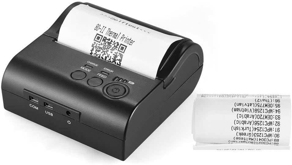 Mini drukarka termiczna POS-8001DD bluetooth android