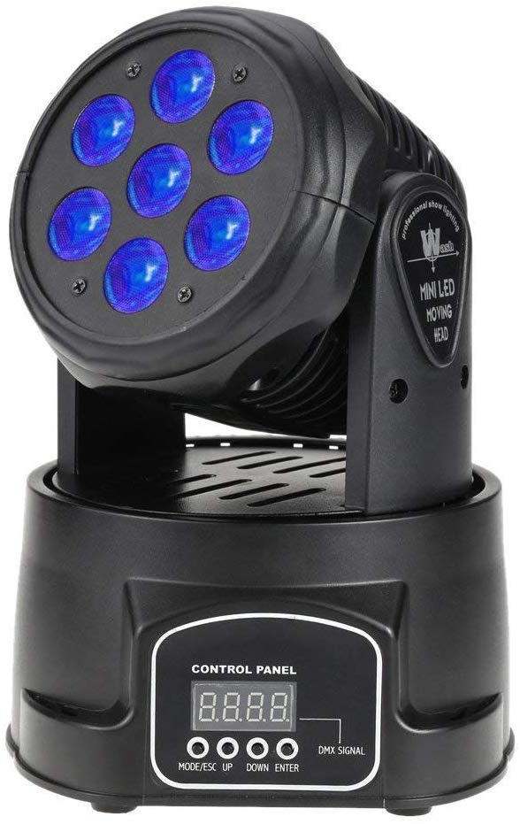 Obrotowa głowa LED Docooler PY-70 7 diod 105W RGBW
