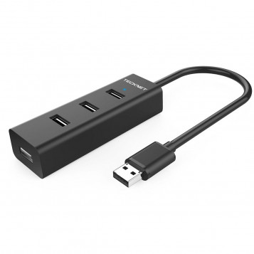 Tecknet HU04 – hub USB 3.0 4 w 1 (używany)