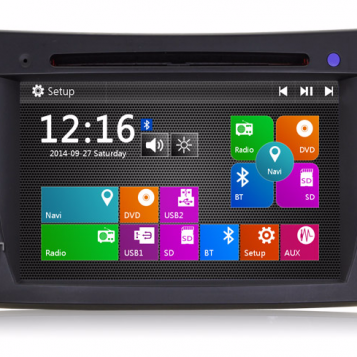 Radio 7 cali USB SD Pumpkin W1013 nawigacja Mercedes W211 W219