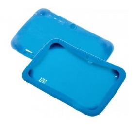 Gumowe silikonowe etui na tablet 9 cali niebieskie