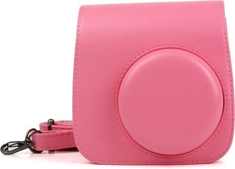 Skórzany futerał ochronny Fujifilm Instax Mini różowa