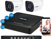 Zestaw monitoring Owsoo S1485EU 2 kamery + rejestrator – zdjęcie 8