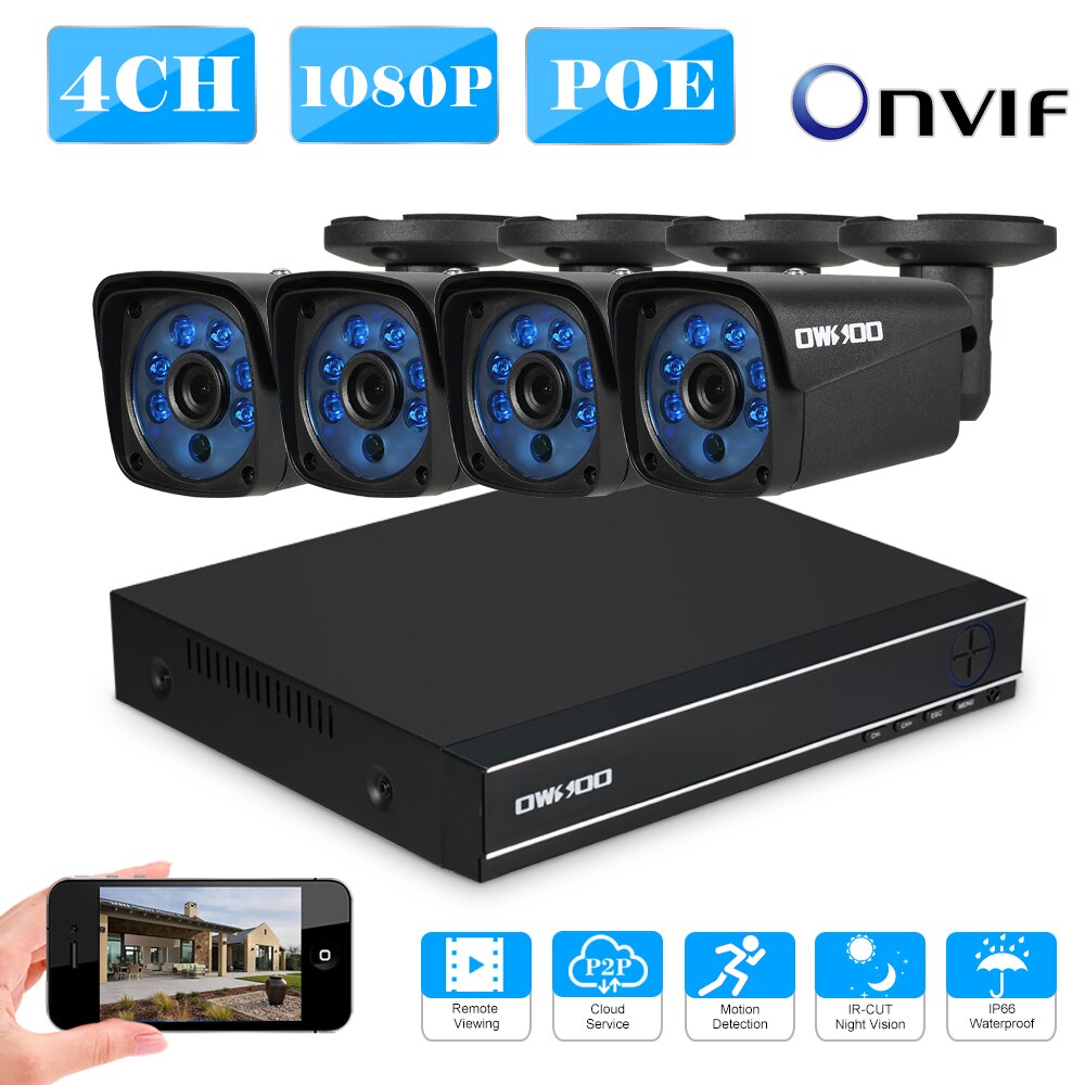 Rejestrator monitoringu Owsoo TV-6672AHD 4 kanały