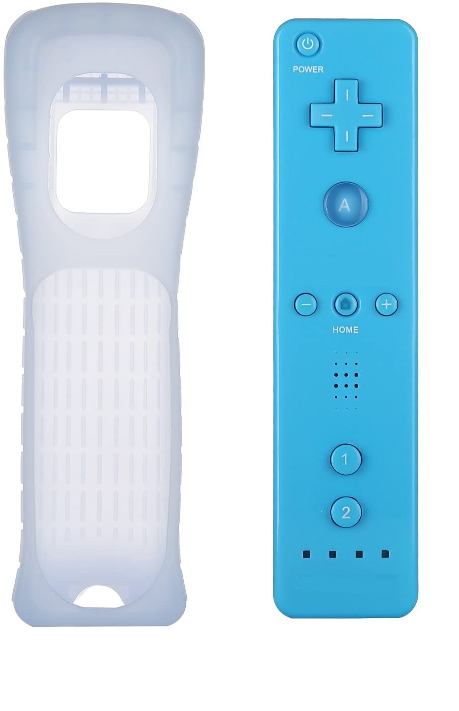 Kontroler do Nintendo Wii 2 w1 motion plus turkus