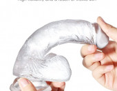 Penis dildo z przyssawką Loveryoyo jelly dildo – zdjęcie 7
