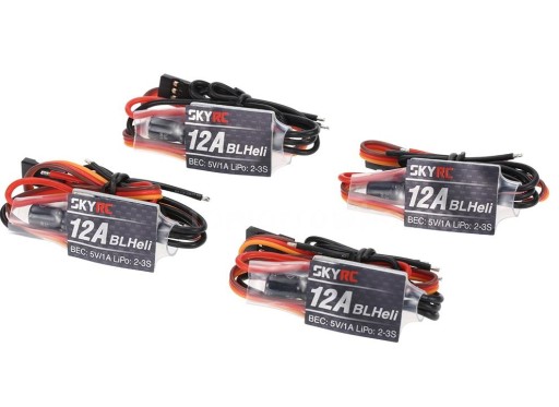 Zestaw 4 regulatorów prędkości ESC SkyRC Racing 12A RM5687