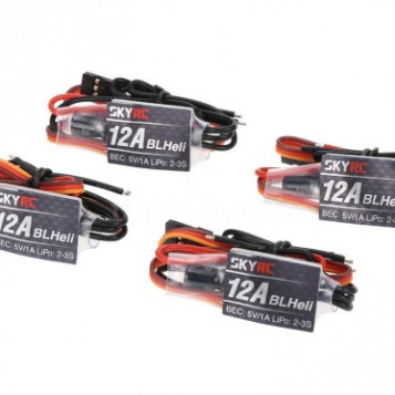 Zestaw 4 regulatorów prędkości ESC SkyRC Racing 12A RM5687