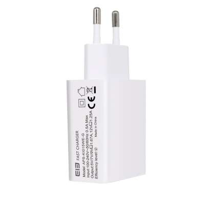 Super szybka ładowarka USB Elephone APS-KI015WE-G biała
