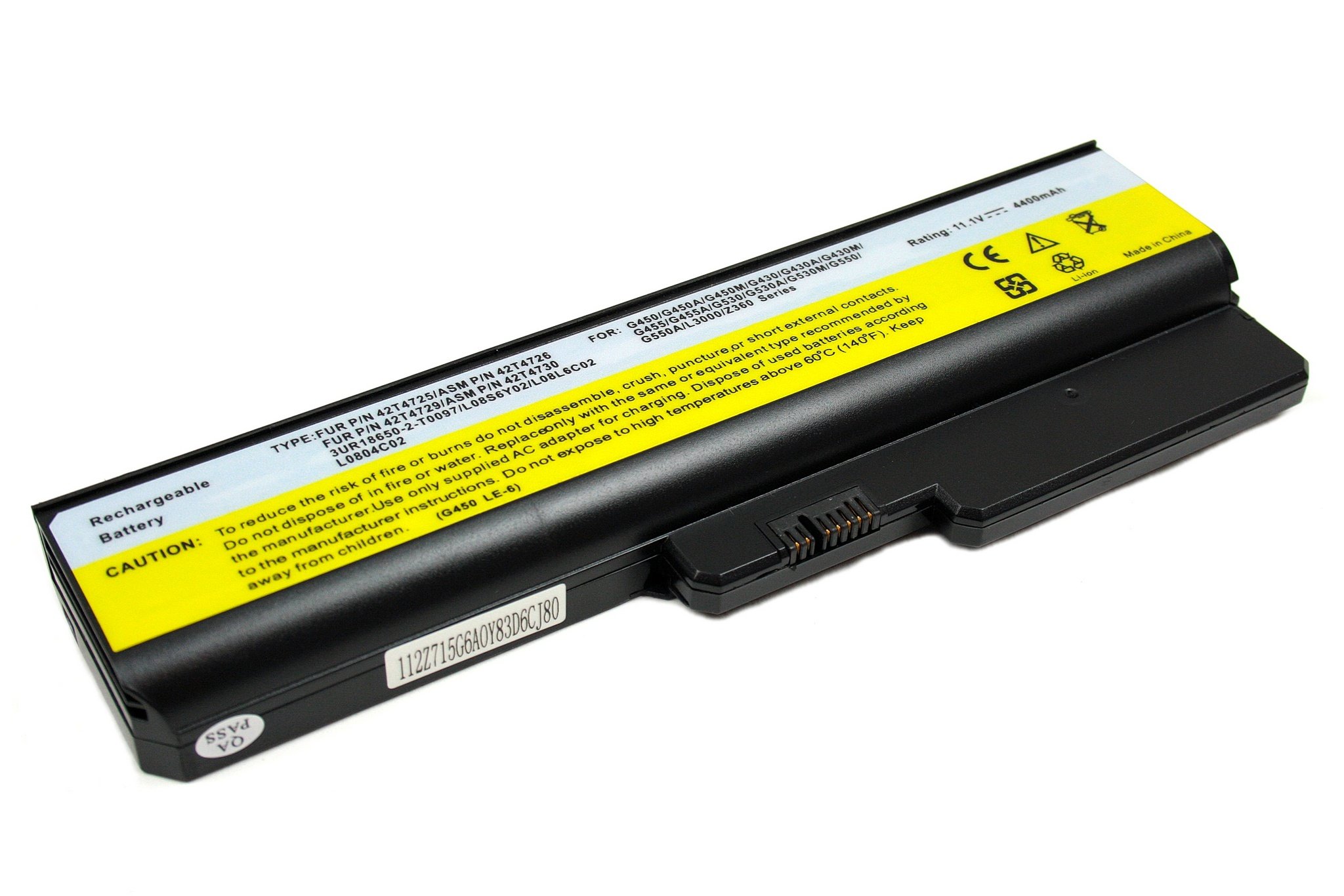 Bateria do laptopa Lenovo L08S6Y02 4400mAh 11.1V