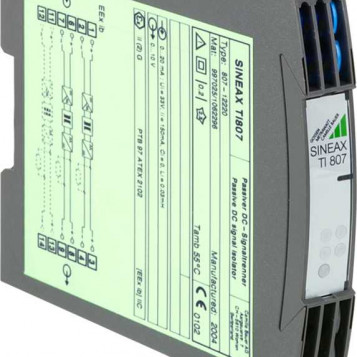 Izolator sygnału DC Sineax TI807 2 lub 3 kanały