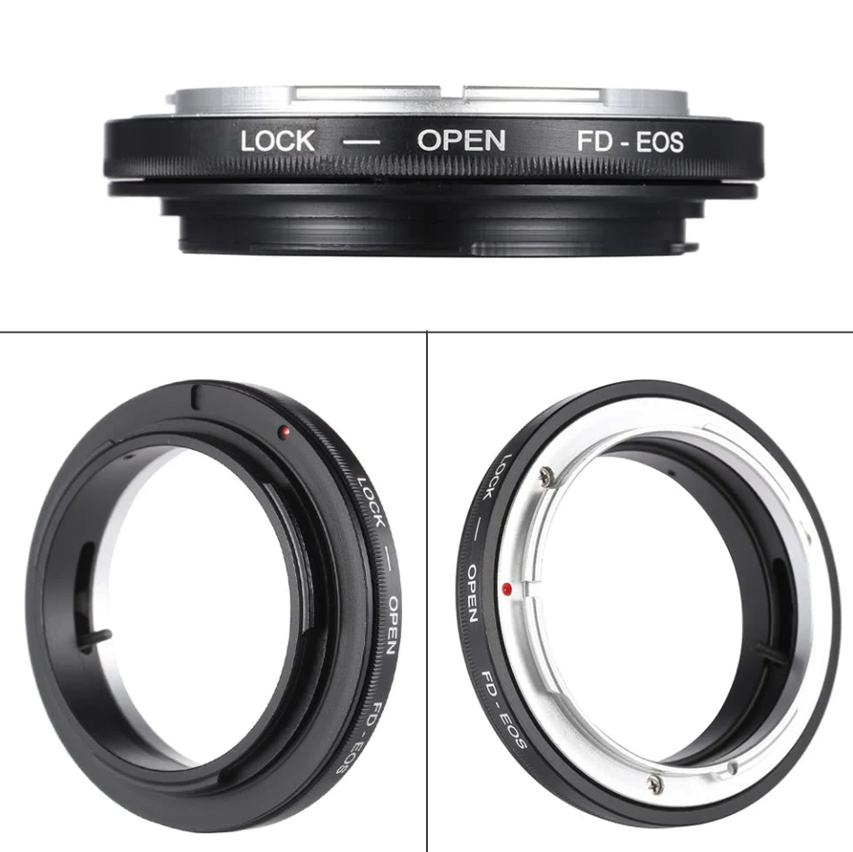 Adapter fotograficzny mocowanie obiektywu FD-EOS do Canon FD