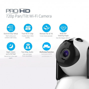 Kamera IP niania monitoring wifi IR 720p HD fredi