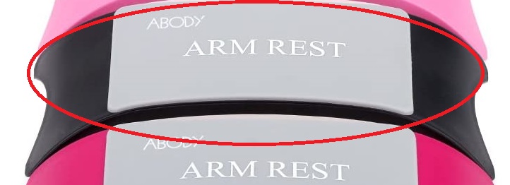 Wygodny silikonowy podłokietnik do manicure Abody Arm Rest czarny