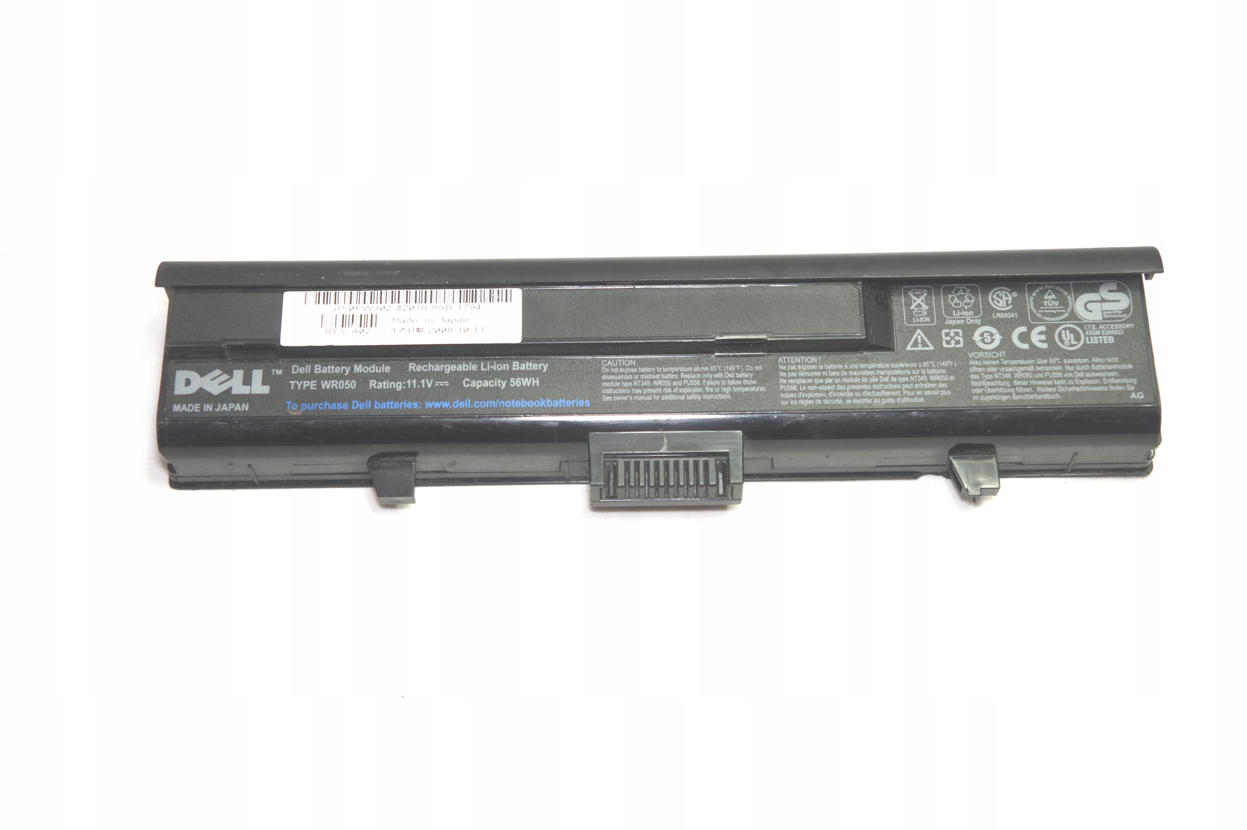Bateria do laptopa Dell WR050 11.1V 56Wh