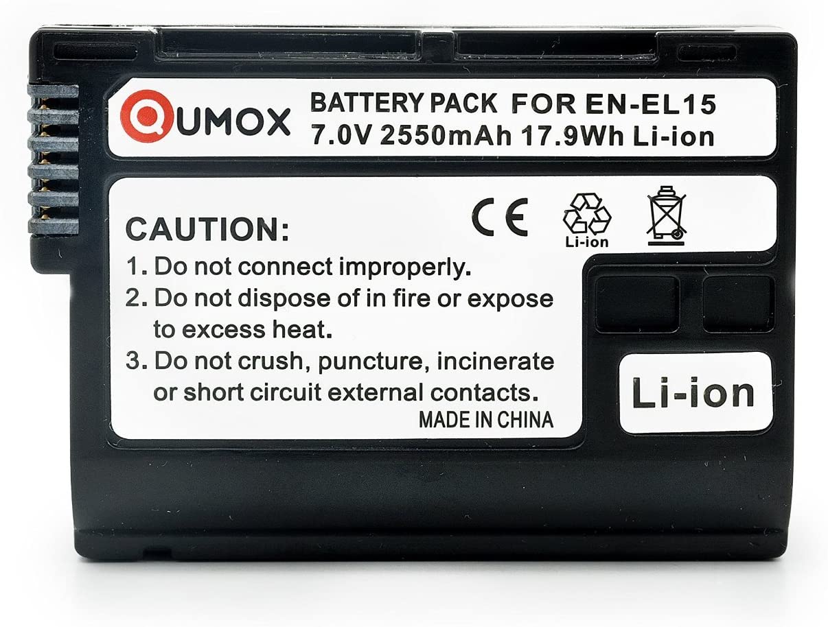 Bateria akumulator do aparatu Nikon Qumox EN-EL15 2550mAh 7V