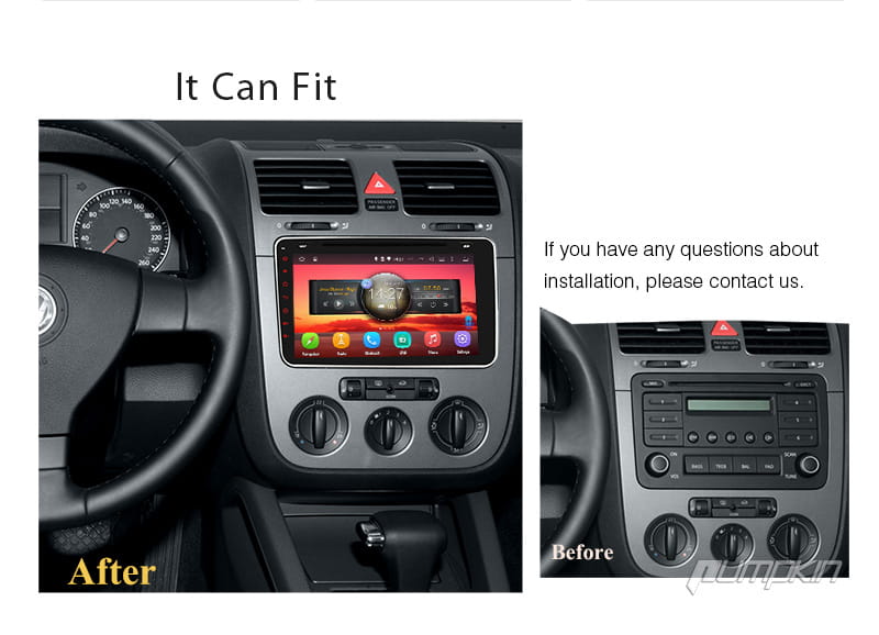 Radio nawigacja GPS WiFi VW Seat Skoda Android