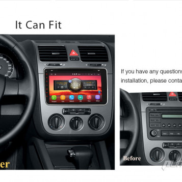 Radio nawigacja GPS WiFi VW Seat Skoda Android