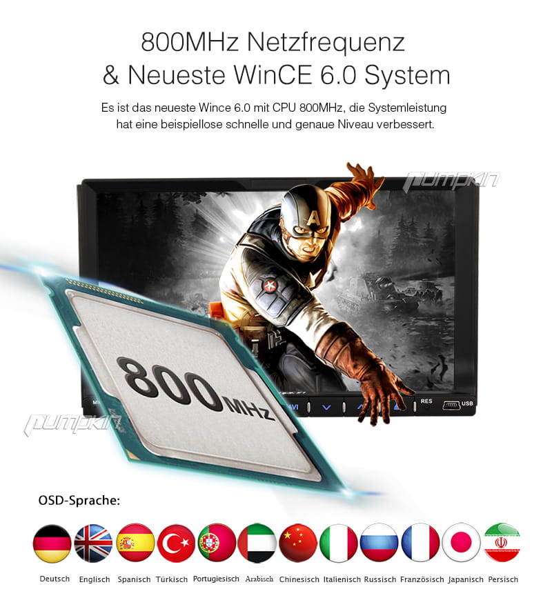 Radio nawigacja 2din GPS USB SD ekran dotyk