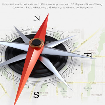 Radio nawigacja 2din uniwersalna GPS USB SD ekran dotykowy