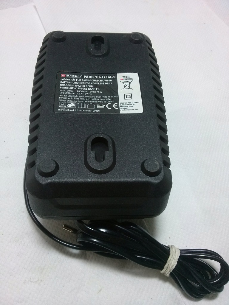Ładowarka akumulatora Parkside PABS 18-Li B4-2 18V 1.5A