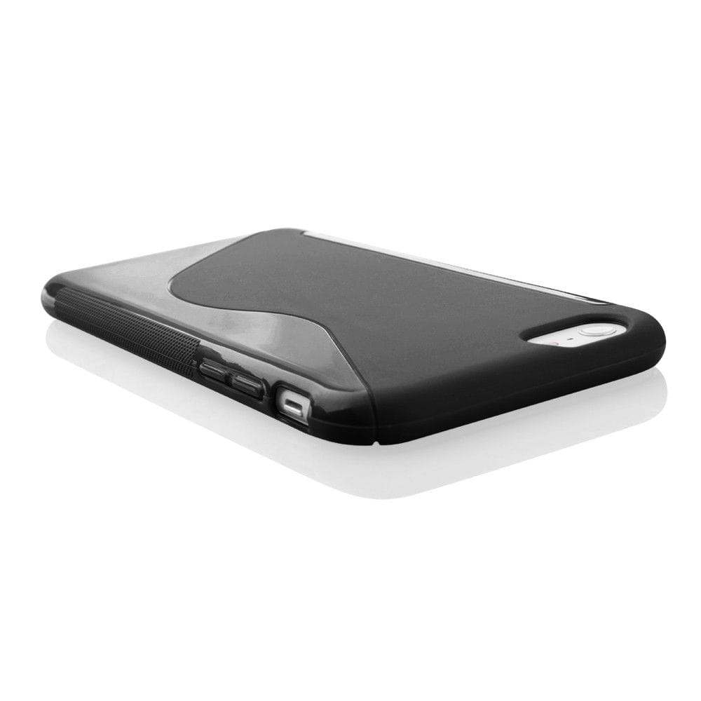 Silicone etui obudowa do iPhone 6 plus 6S plus kolor czarny