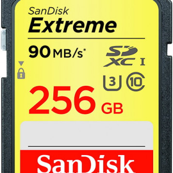Sandisk – karta Sd, extreme 256GB SDXC U3 90MB/s (stan nowy)