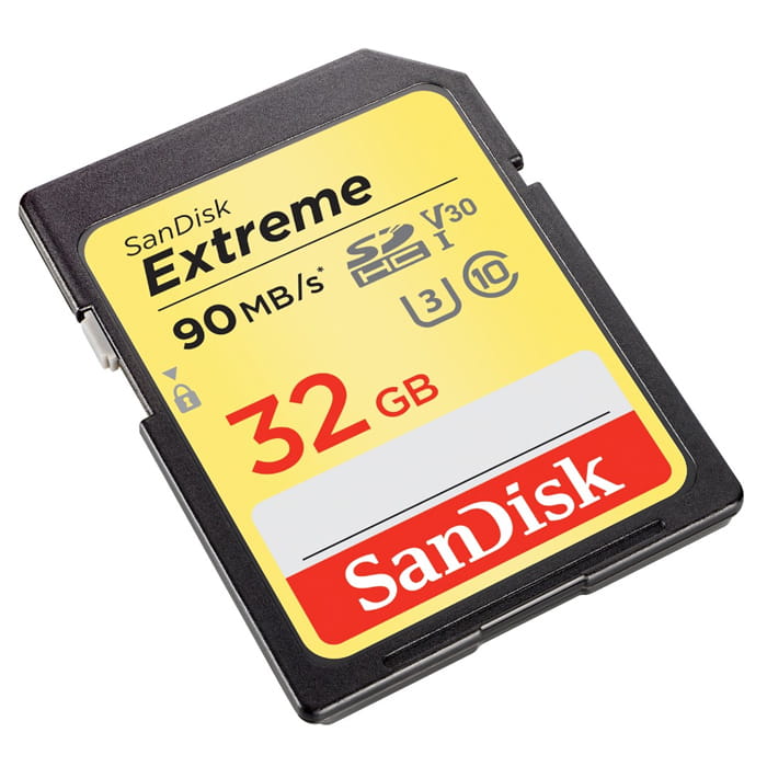 Karta Sd Sandisk extreme SDXC 32 GB 40/90 MB/S U3
