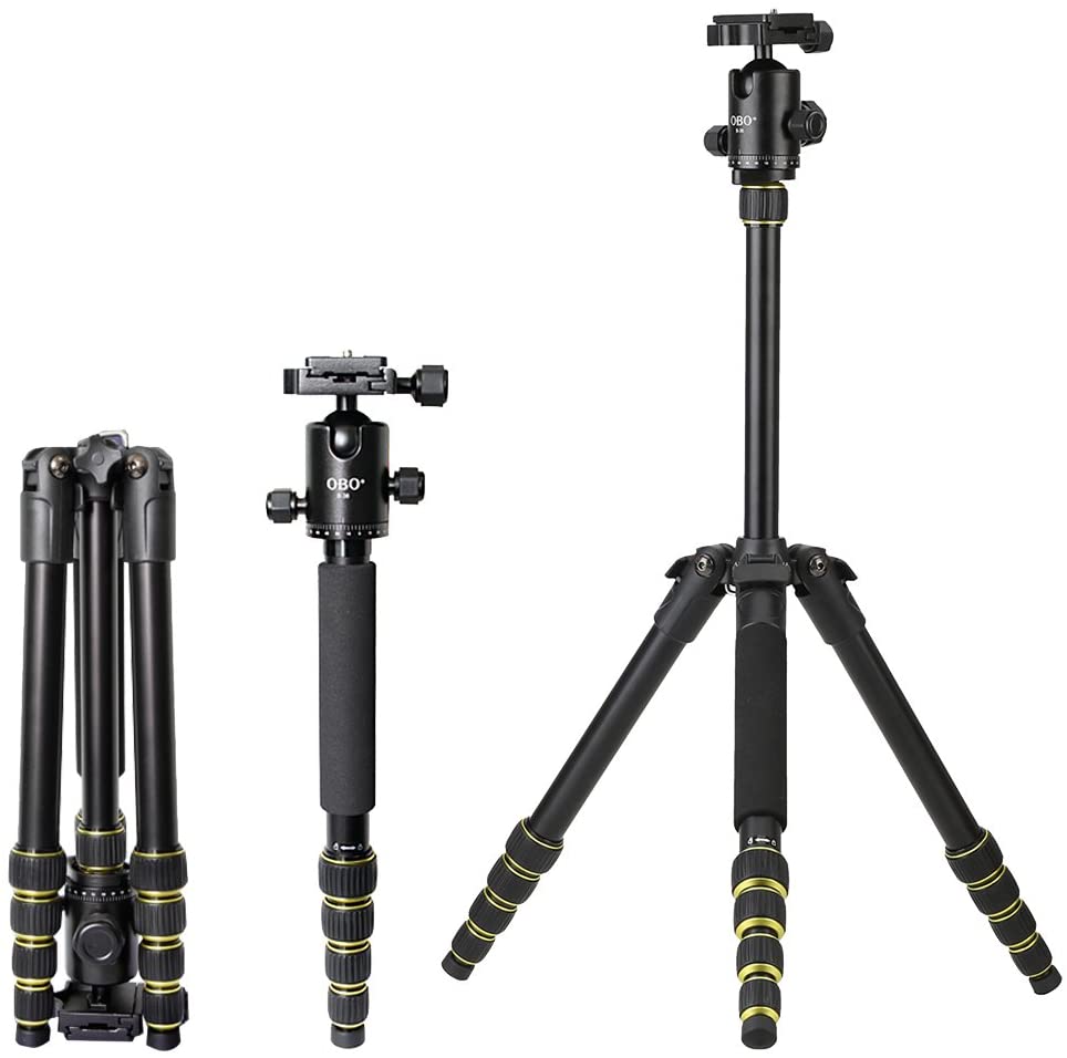 Wysuwany statyw tripod Obo B-36 z głowicą ze stopu aluminium