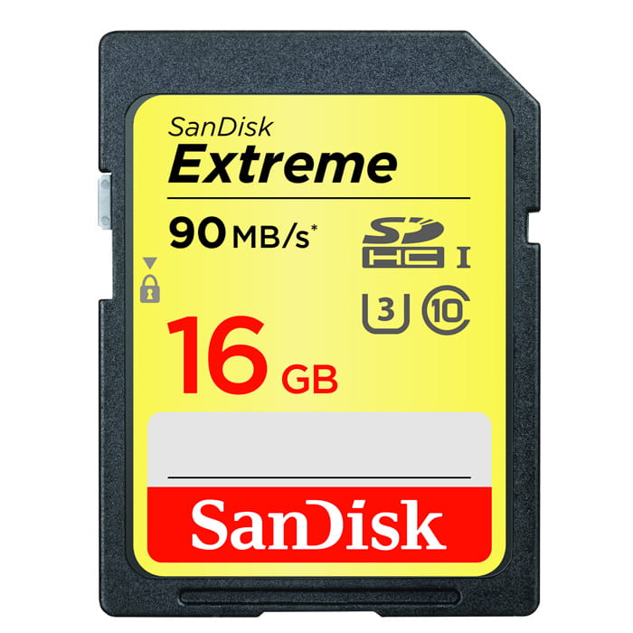 Karta Sd Sandisk extreme 16GB SDXC U3 90MB/s