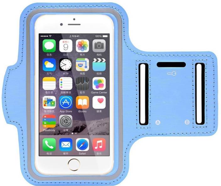 Etui na rękę ramię Samsung S4/5/6 HTC iPhone LG Huawei niebieskie