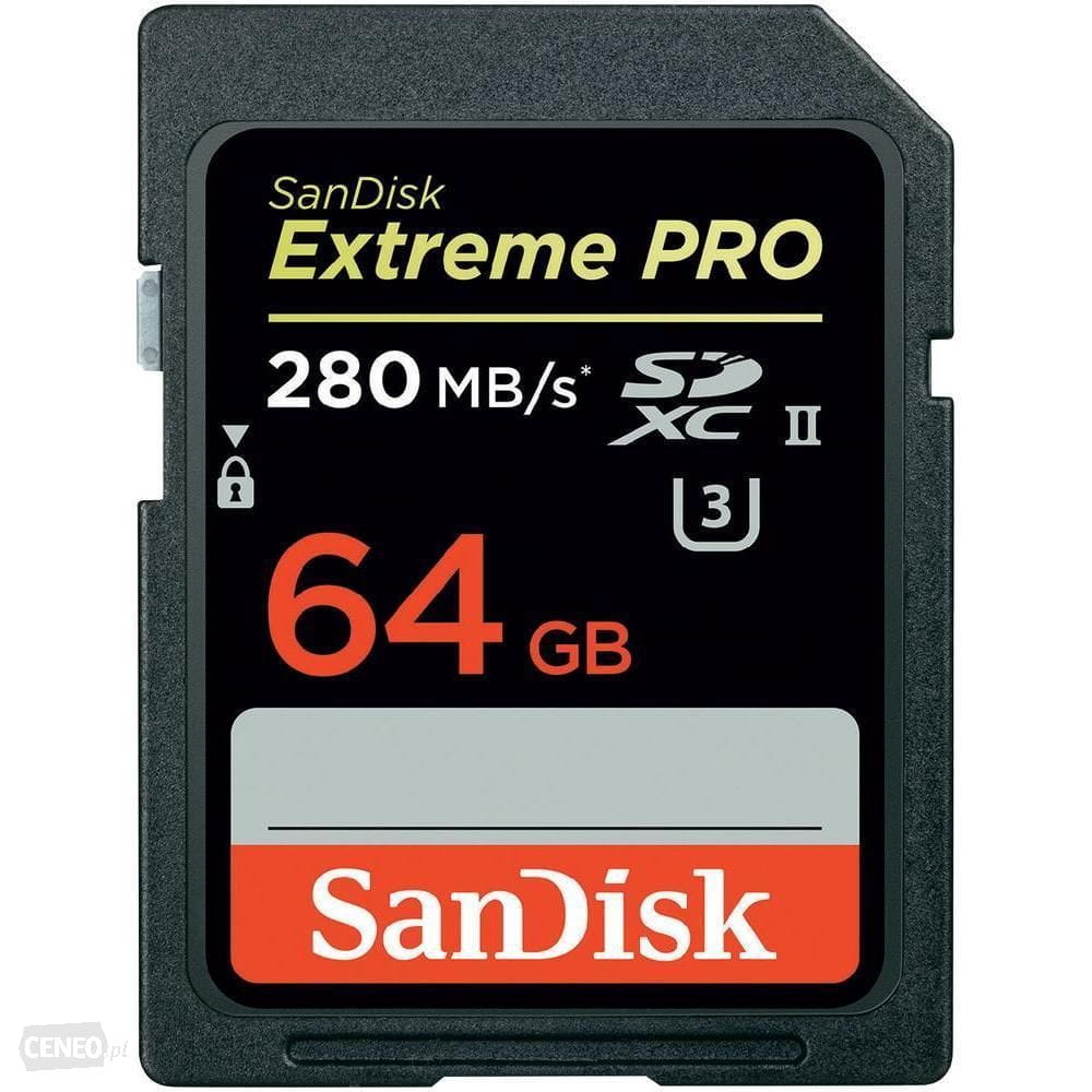 Karta Sd Sandisk extreme pro SDXC 64GB U3 4K 280MB/s