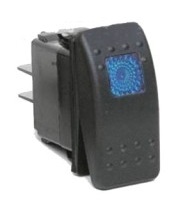 Przełącznik samochodowy Hotsystem 2V 24V niebieski
