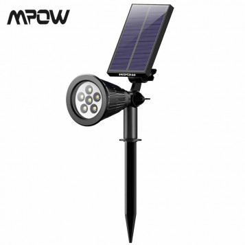 Zewnętrzna lampa solarna 6 LED Mpow MPCD097AB