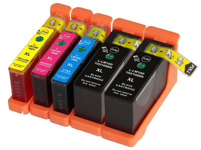 Tusze do drukarki Lexmark LM100/108XL zestaw