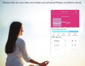 Smartband fitness monitor ruchu tętna Riversong Wave HR czarny – zdjęcie 7