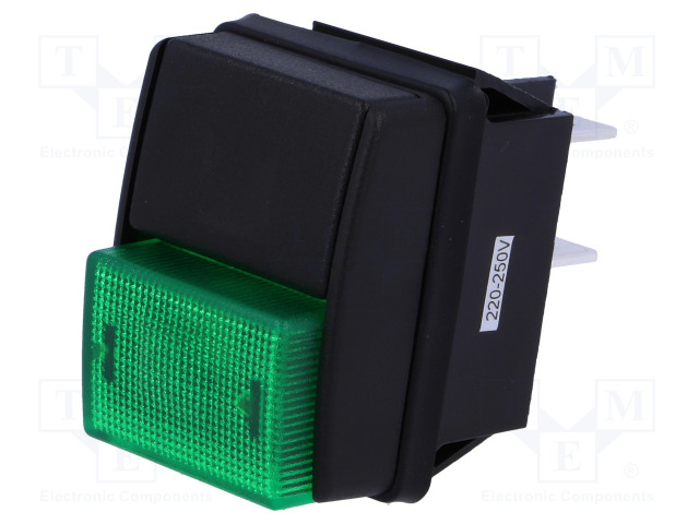 Przełącznik elektroniczny przycisk SCI R13-537 10A 250V