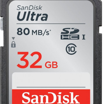 SanDisk – karta SDHC, ultra UHS-1 32GB 80mb/s – stan: nowy