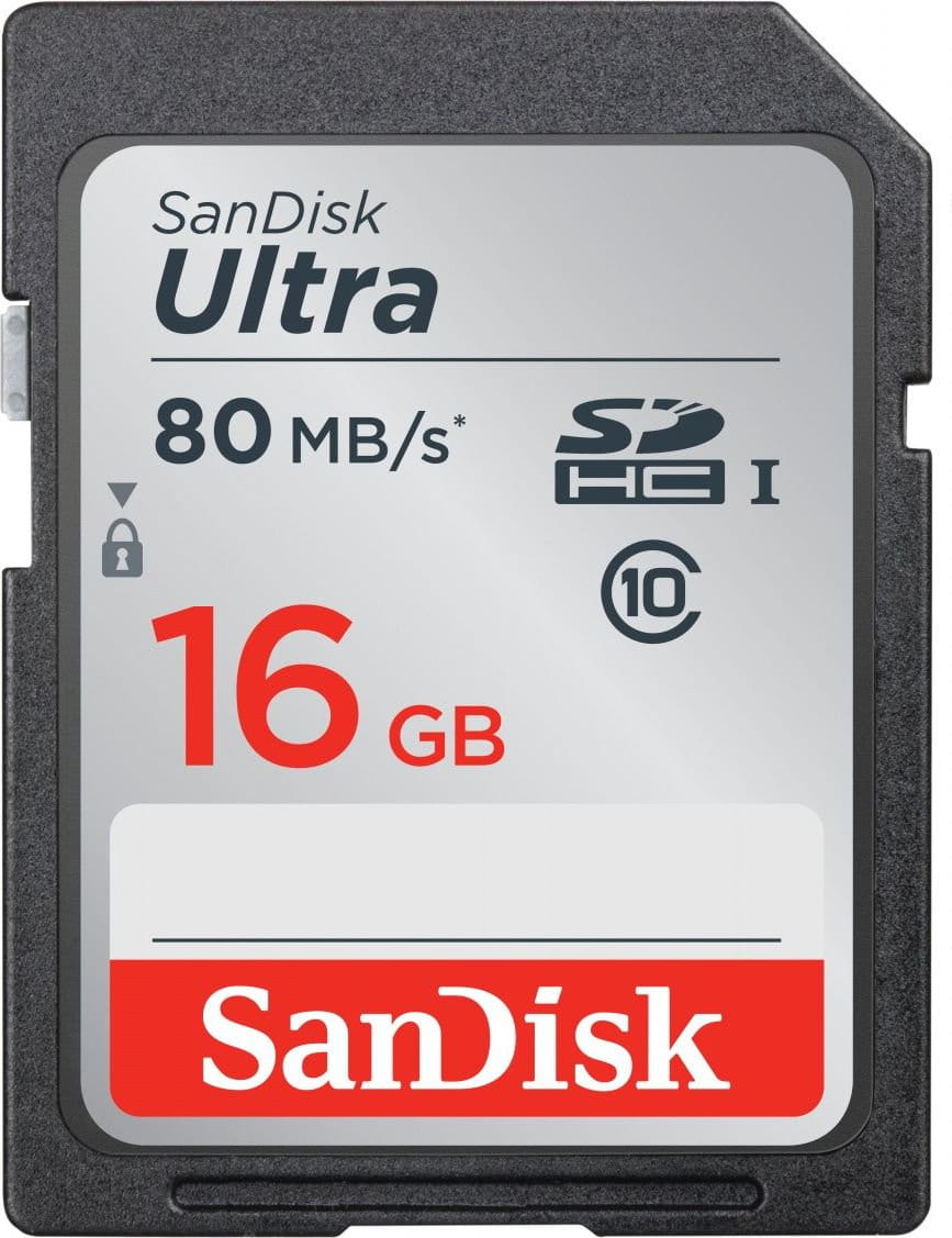Karta SDHC SanDisk Ultra SDHC UHS-1 16GB 80mb/s