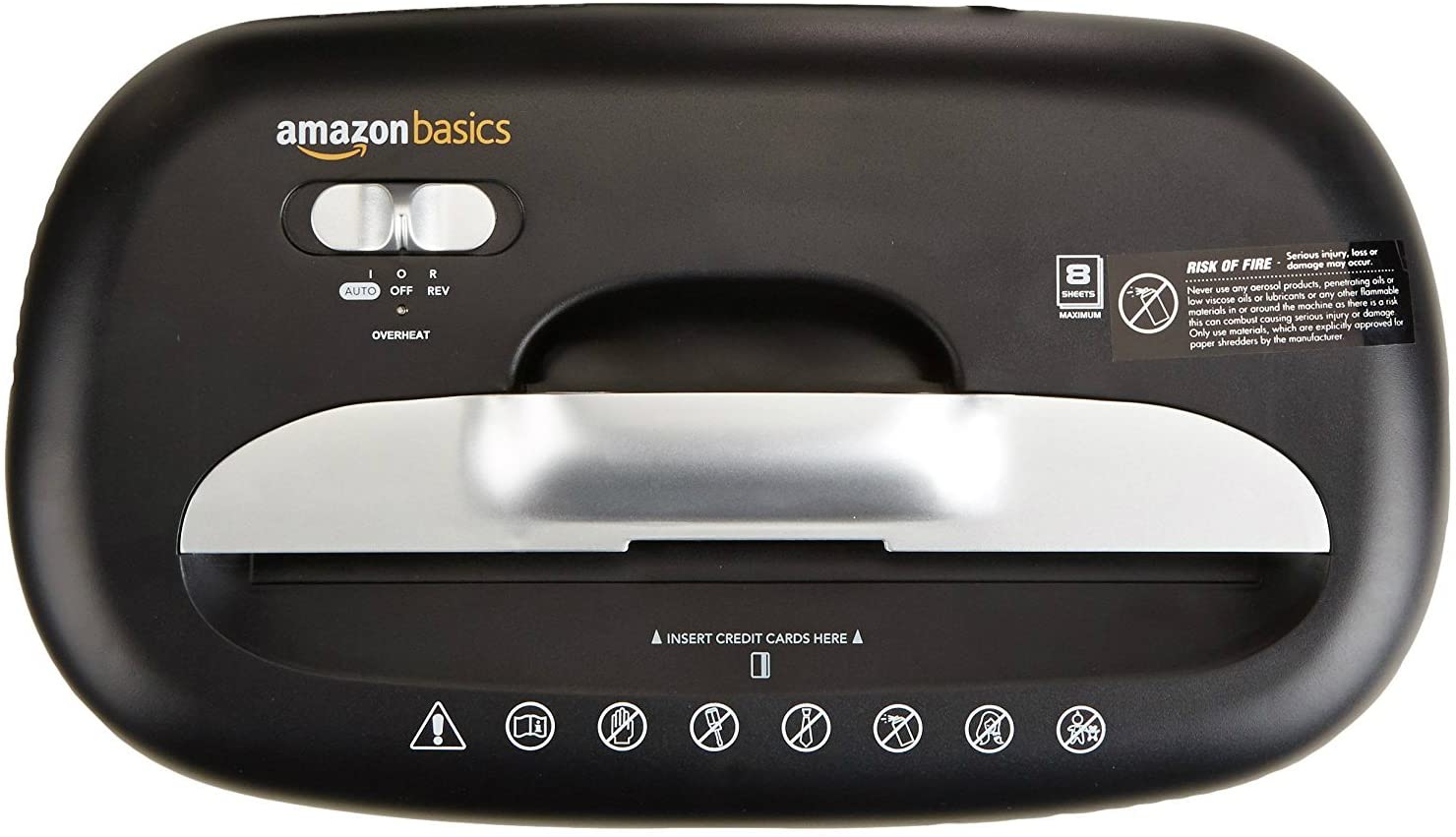 Niszczarka do papieru AmazonBasics B01GG76234 czarna
