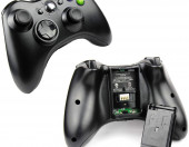 Oryginalny kontroler pad bezprzewodowy XBOX 360 1403 akumulator – zdjęcie 3